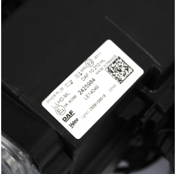 DAF XG Koplamp Links 2188984 Nieuw - Headlight for Truck: picture 3 DAF XG Koplamp Links 2188984 Nieuw - Headlight for Truck: picture 3