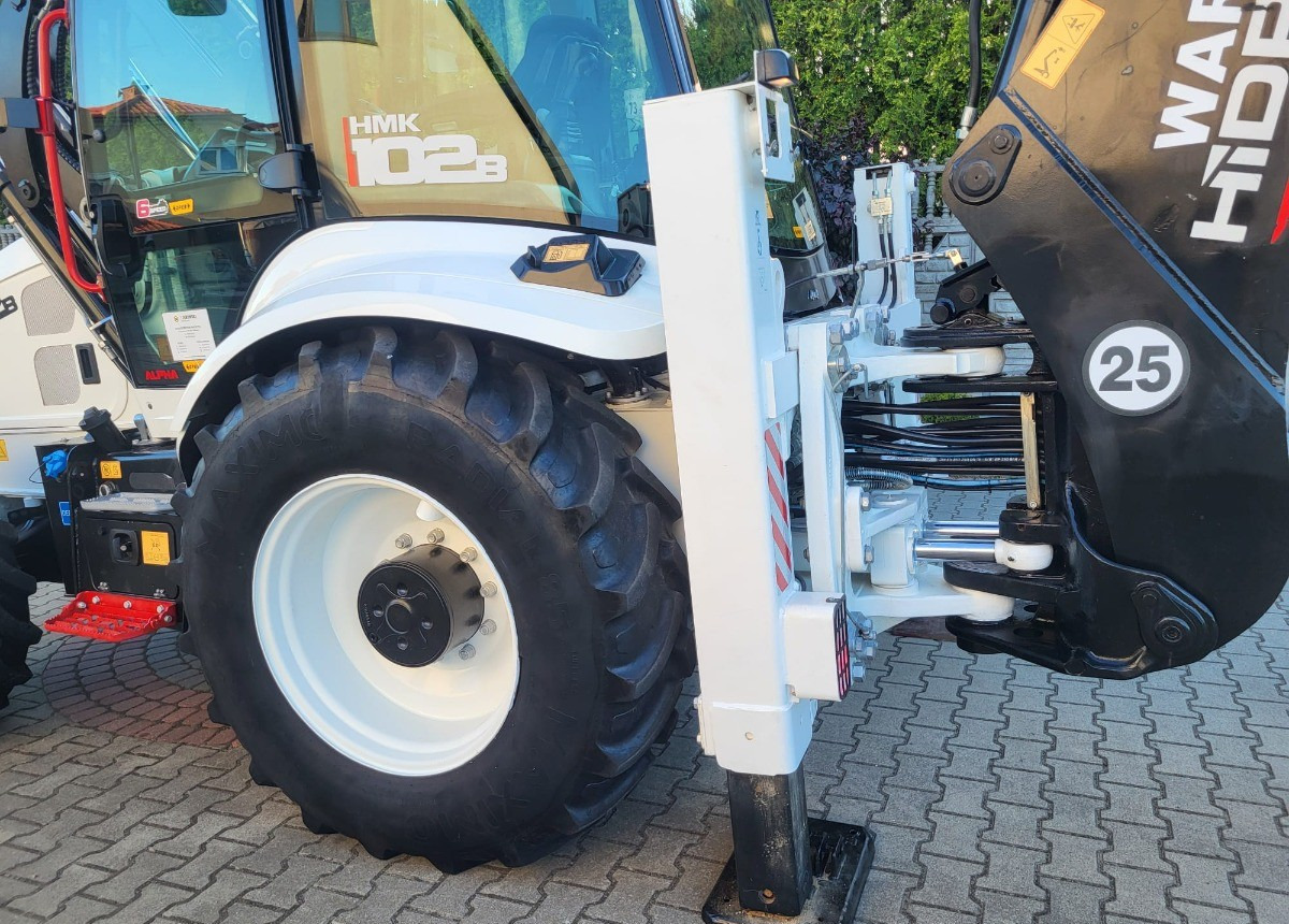 Backhoe loader Hidromek 102 B Waryński Salon Polska Koparko Ładowarka 102B Stan Idealny Polski: picture 15