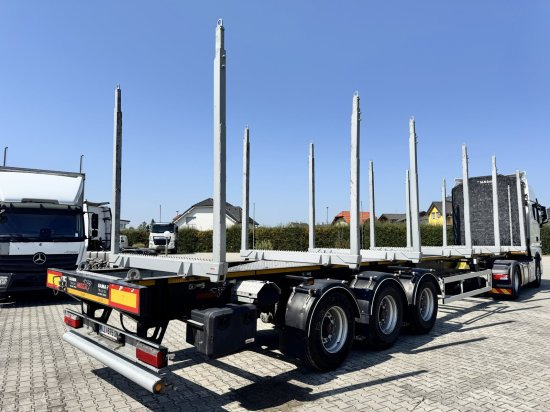 MEGA TIMBER LONG Holzauflieger 6 Rungenpaare - Timber semi-trailer: picture 1 MEGA TIMBER LONG Holzauflieger 6 Rungenpaare - Timber semi-trailer: picture 1