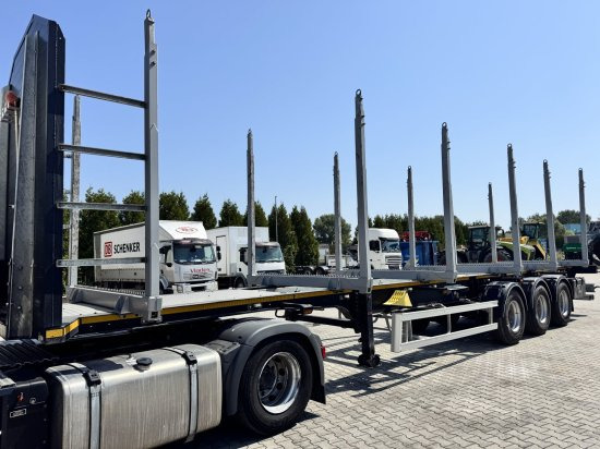 MEGA TIMBER LONG Holzauflieger 6 Rungenpaare - Timber semi-trailer: picture 3 MEGA TIMBER LONG Holzauflieger 6 Rungenpaare - Timber semi-trailer: picture 3