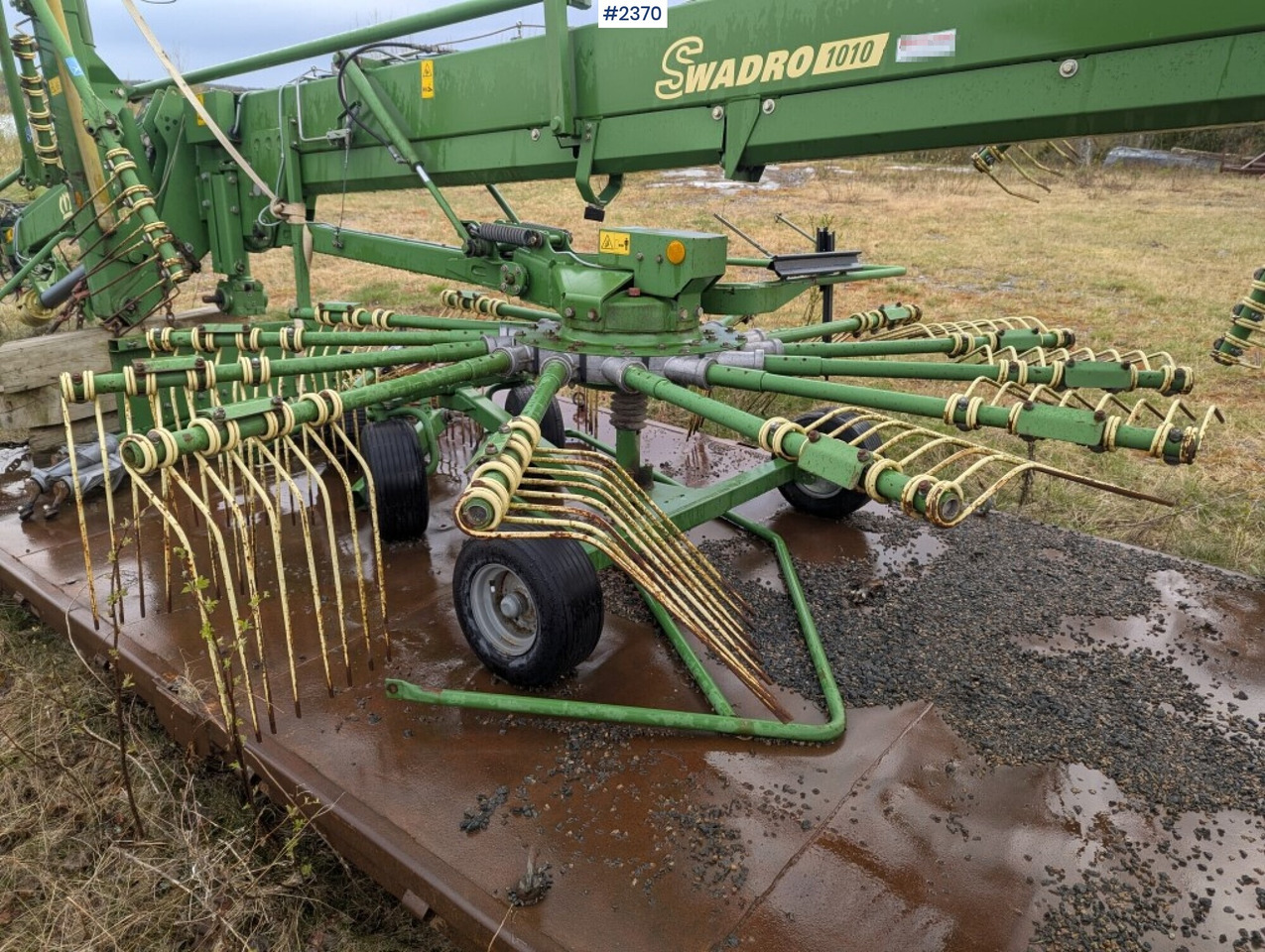 Rotary Rake Krone Swadro 1010 - Hay and forage equipment: picture 5 Rotary Rake Krone Swadro 1010 - Hay and forage equipment: picture 5