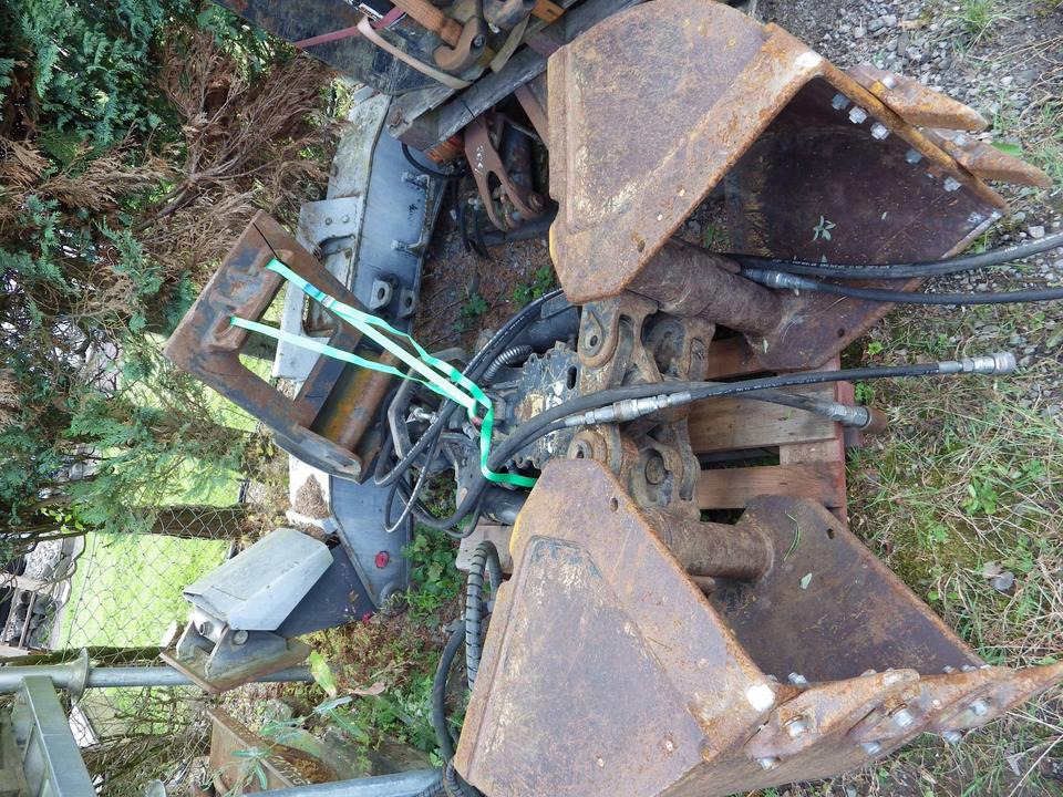 Greifer Kinshofer C18 60 mit Lehnhoff MS10 - Clamshell bucket for Construction machinery: picture 1 Greifer Kinshofer C18 60 mit Lehnhoff MS10 - Clamshell bucket for Construction machinery: picture 1