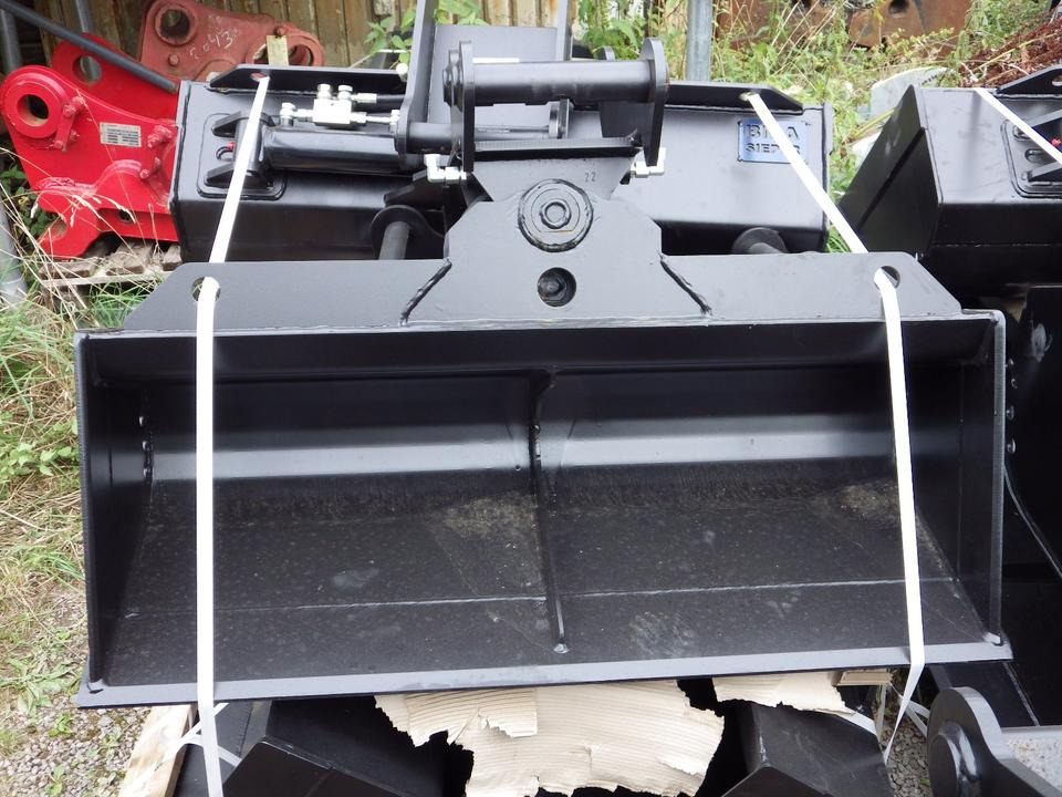 Schwenkbarer Grabenräumlöffel  Planierlöffel Humuslöffel MS03 Sym - Excavator bucket: picture 1 Schwenkbarer Grabenräumlöffel  Planierlöffel Humuslöffel MS03 Sym - Excavator bucket: picture 1