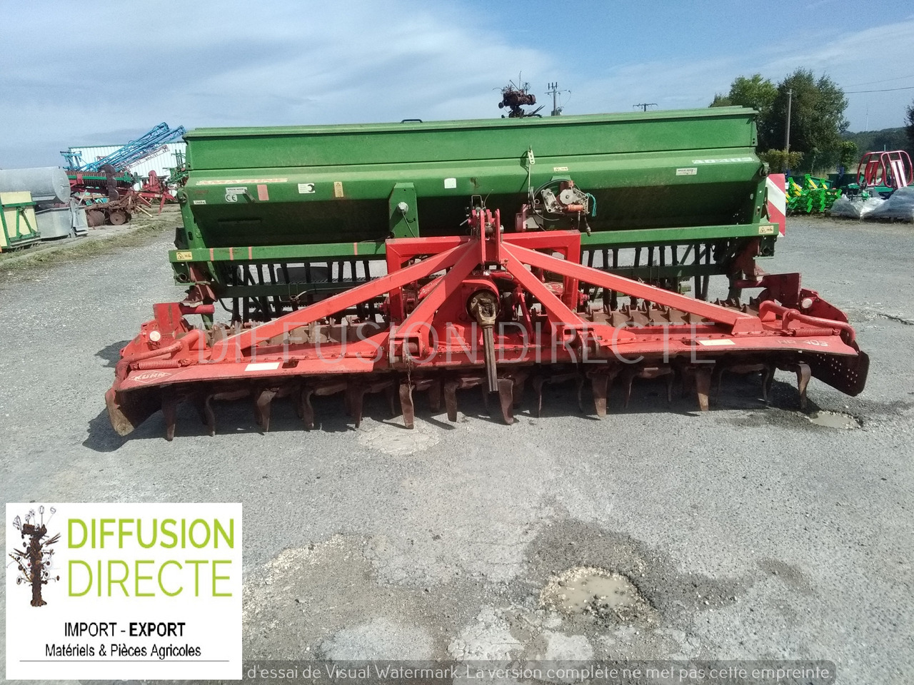 AMAZONE COMBINE DE SEMIS AD 402 - Combine seed drill: picture 1 AMAZONE COMBINE DE SEMIS AD 402 - Combine seed drill: picture 1