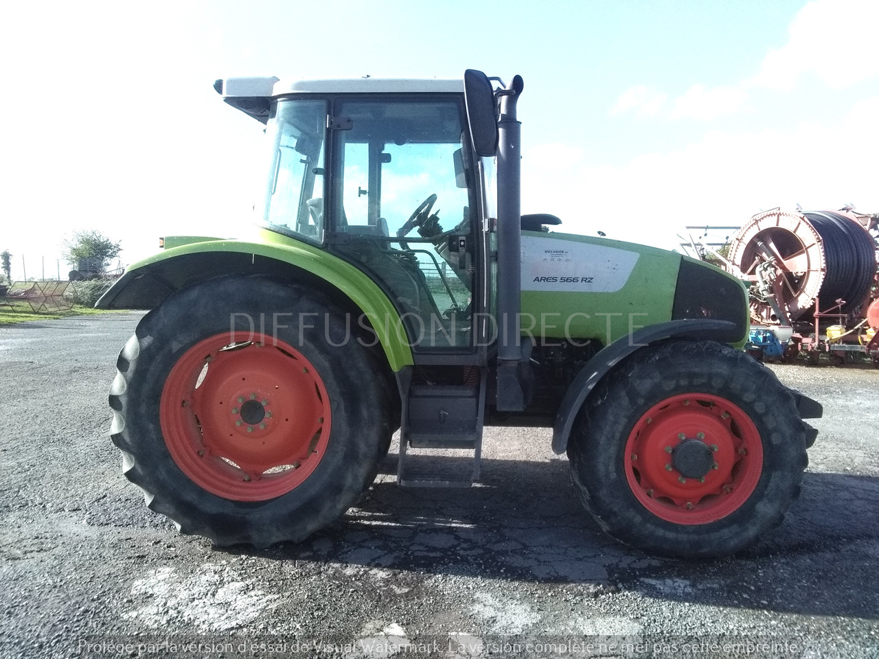 CLAAS TRACTEUR AGRICOLE ARES 566 RZ - Farm tractor: picture 2 CLAAS TRACTEUR AGRICOLE ARES 566 RZ - Farm tractor: picture 2