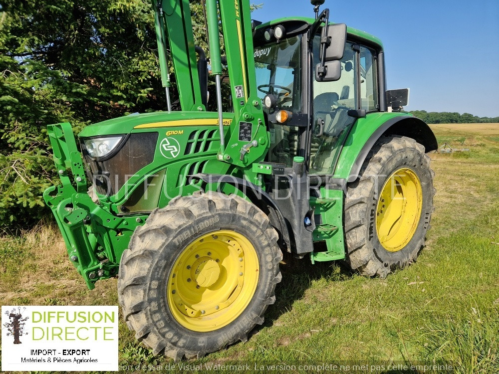 JOHN DEERE TRACTEUR AGRICOLE 6110M - Farm tractor: picture 1 JOHN DEERE TRACTEUR AGRICOLE 6110M - Farm tractor: picture 1