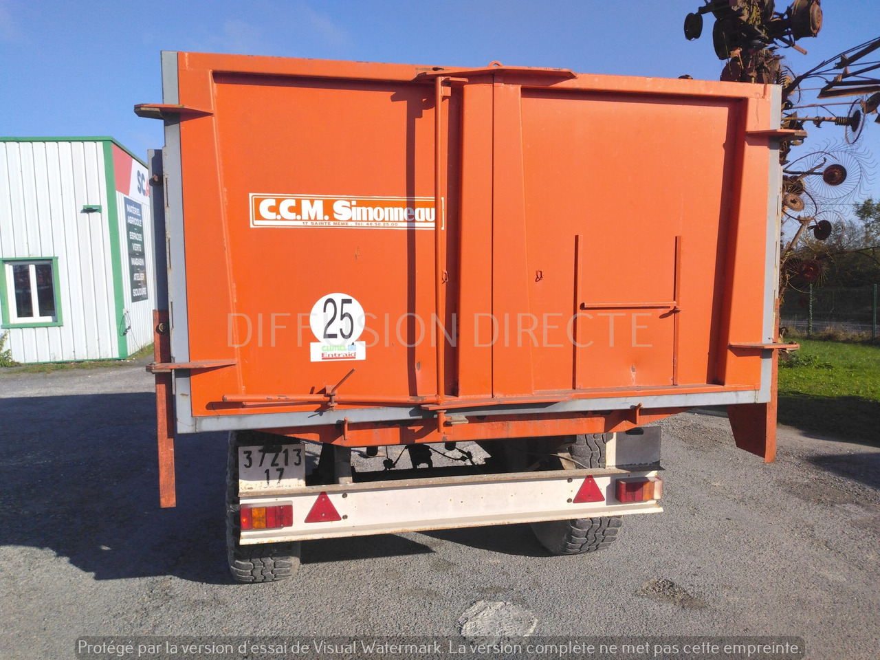 SIMONNEAU BENNE AGRICOLE MONO 8 - Farm tipping trailer/ Dumper: picture 5 SIMONNEAU BENNE AGRICOLE MONO 8 - Farm tipping trailer/ Dumper: picture 5