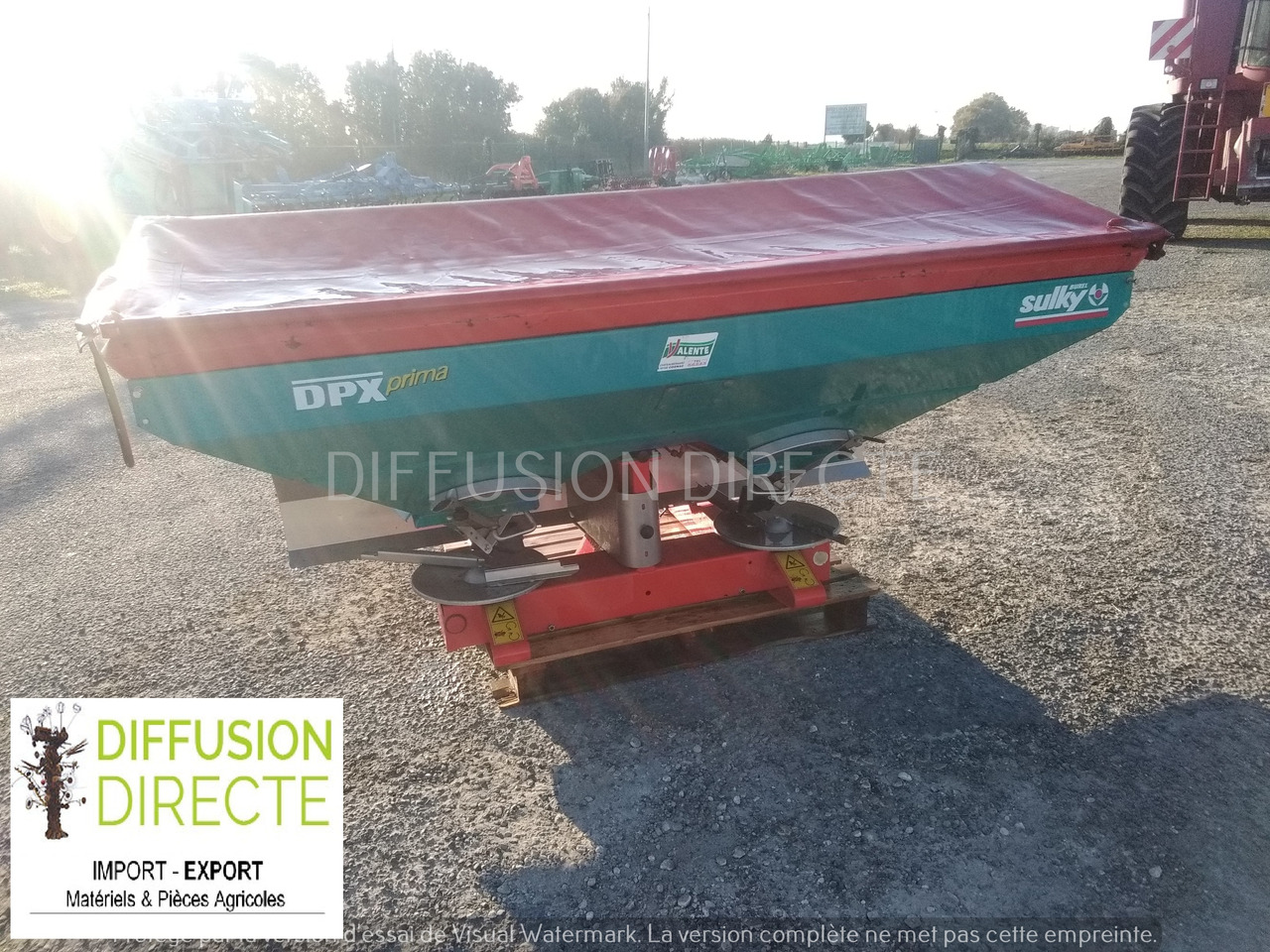 SULKY DISTRIBUTEUR D'ENGRAIS DPX PRIMA - Fertilizer spreader: picture 1 SULKY DISTRIBUTEUR D'ENGRAIS DPX PRIMA - Fertilizer spreader: picture 1
