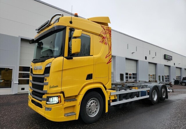 Scania R410 CNG 6x2 - Container transporter/ Swap body truck: picture 1 Scania R410 CNG 6x2 - Container transporter/ Swap body truck: picture 1