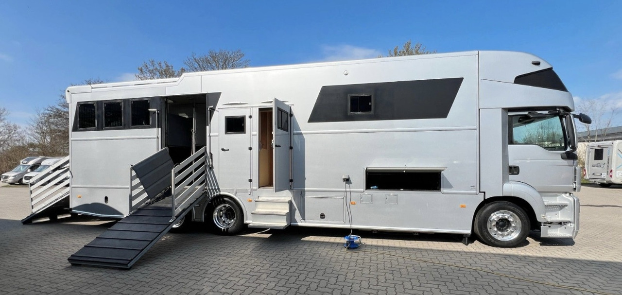 Horse truck for transportation of animals MAN 26.480 5 pferde: picture 6
