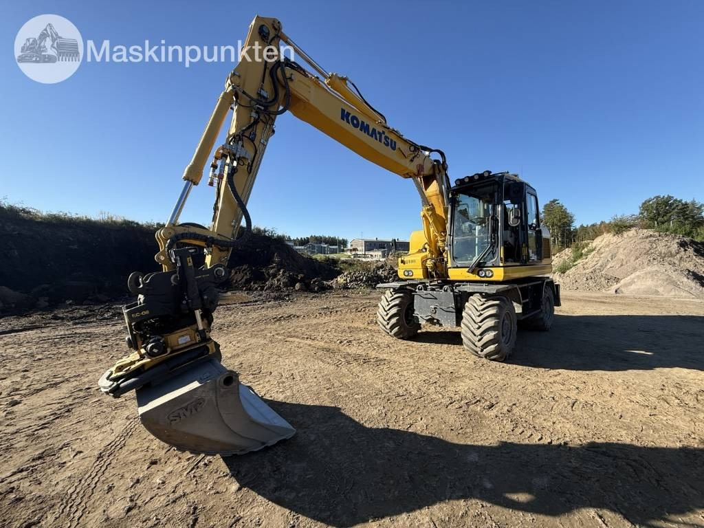 Komatsu PW 160 - Wheel excavator: picture 1 Komatsu PW 160 - Wheel excavator: picture 1