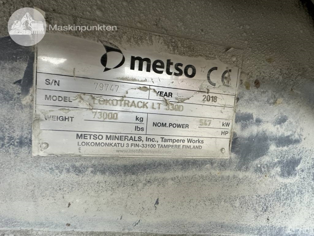Mobile crusher Metso LT 330 D: picture 21 Mobile crusher Metso LT 330 D: picture 21