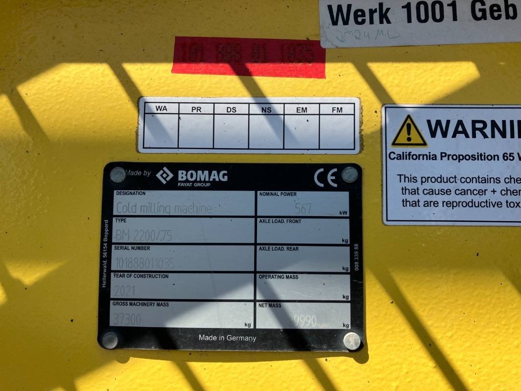 BOMAG DE BM 2200/75 Stage IV/Tier 4f - Asphalt machine: picture 2 BOMAG DE BM 2200/75 Stage IV/Tier 4f - Asphalt machine: picture 2
