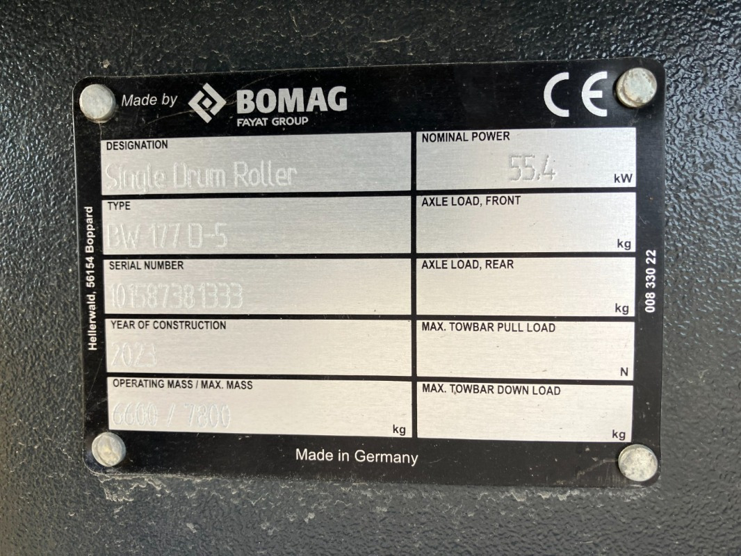 BOMAG DE BW 177 D-5 Stage V/Tier 4f - Roller: picture 2 BOMAG DE BW 177 D-5 Stage V/Tier 4f - Roller: picture 2