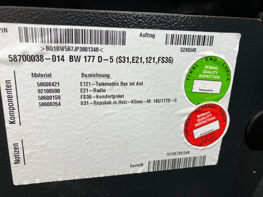 BOMAG DE BW 177 D-5  Stage V/Tier 4f - Roller: picture 5 BOMAG DE BW 177 D-5  Stage V/Tier 4f - Roller: picture 5