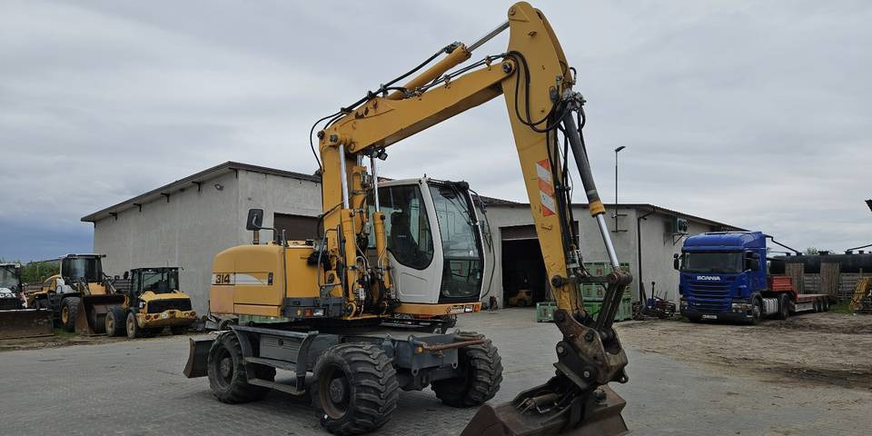 Koparka kołowa Liebherr A314 Litronic 9350 h 4 łyżki kołówka - Wheel excavator: picture 4 Koparka kołowa Liebherr A314 Litronic 9350 h 4 łyżki kołówka - Wheel excavator: picture 4