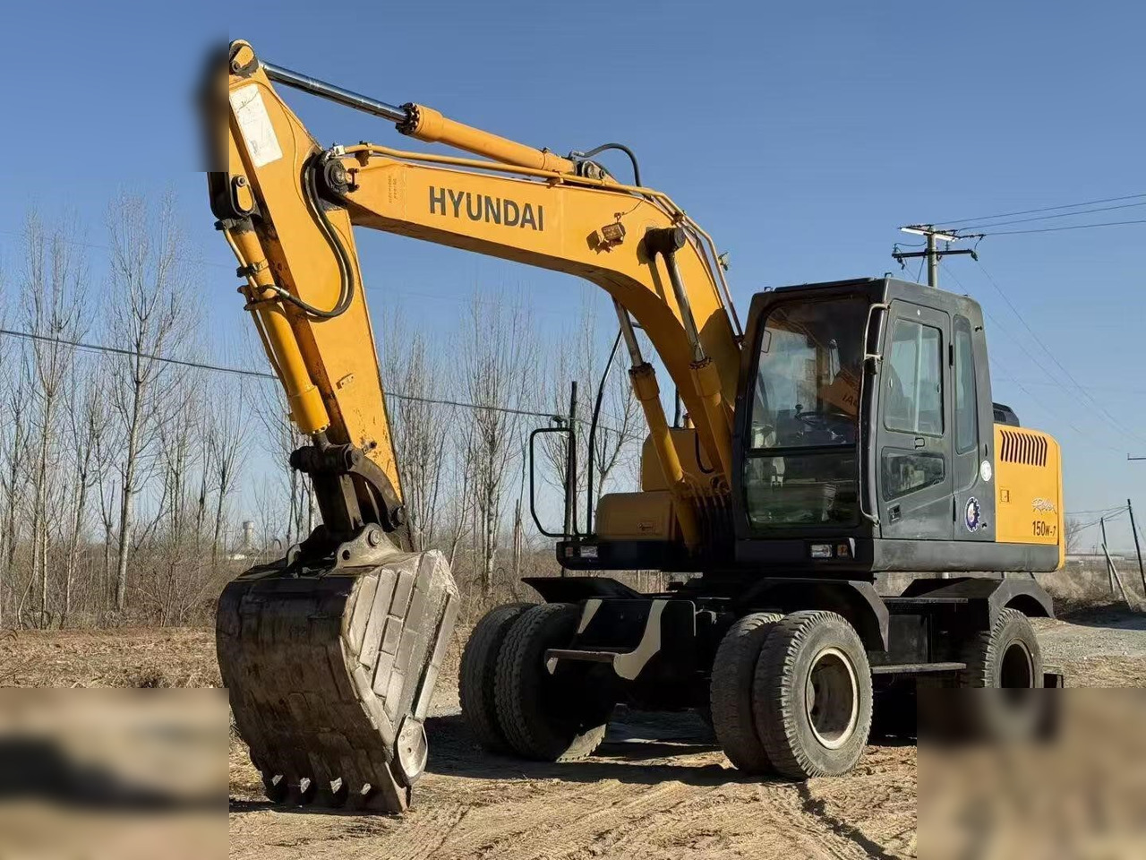 HYUNDAI ROBEX 150W-7A - Wheel excavator: picture 3 HYUNDAI ROBEX 150W-7A - Wheel excavator: picture 3