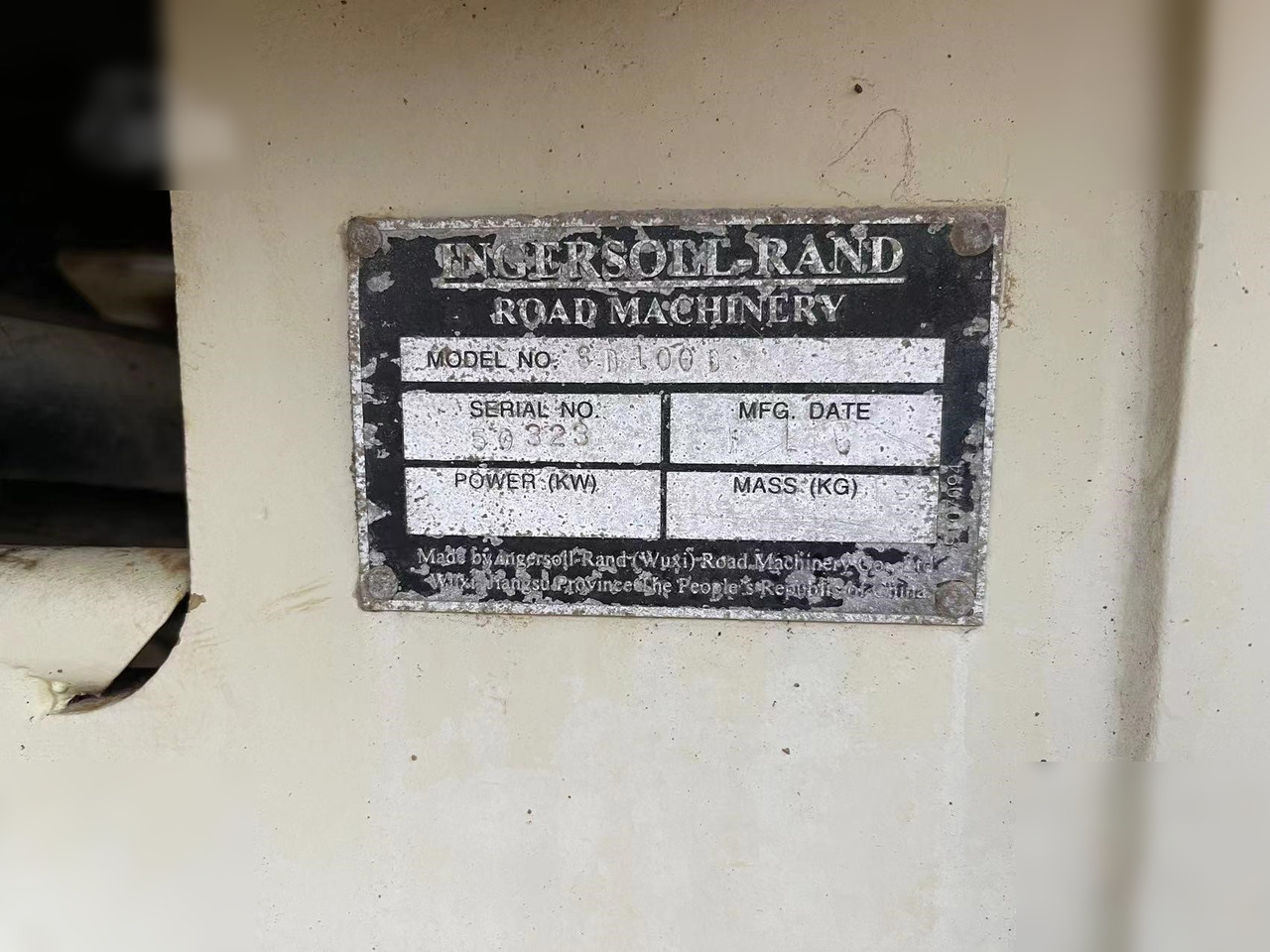 Compactor INGERSOLL-RAND SD100D: picture 7