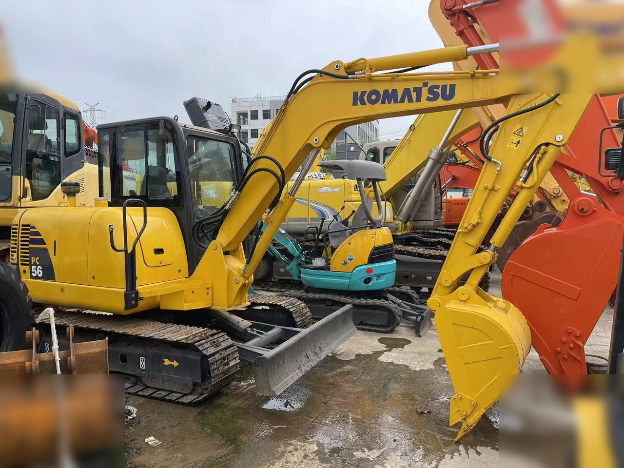 KOMATSU PC56-7 - Mini excavator: picture 1 KOMATSU PC56-7 - Mini excavator: picture 1