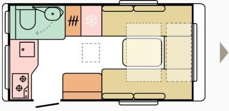 Adria Action 391 LH Sports*Fußboden-Temp*Schwenk-Tisch - Caravan: picture 4 Adria Action 391 LH Sports*Fußboden-Temp*Schwenk-Tisch - Caravan: picture 4