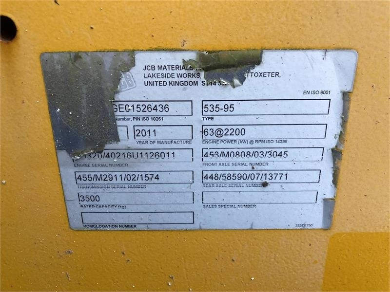 Telescopic handler JCB 535-95 Agri: picture 10
