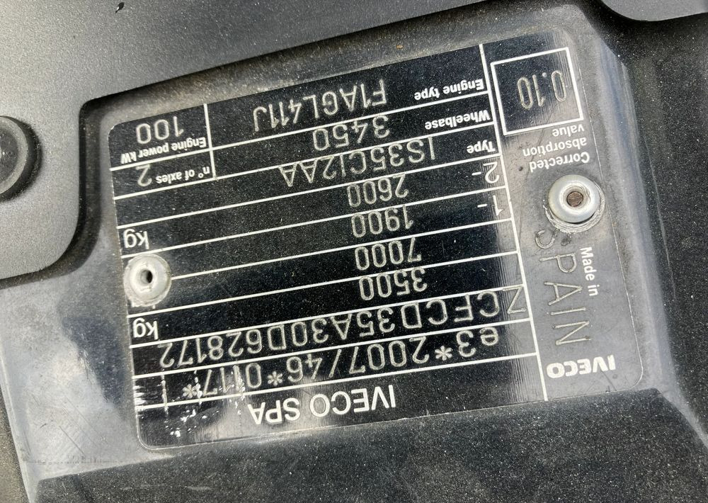 Iveco DAILY 35C14 ramo do zabudowy kiper wywrotka - Cab chassis truck: picture 5 Iveco DAILY 35C14 ramo do zabudowy kiper wywrotka - Cab chassis truck: picture 5