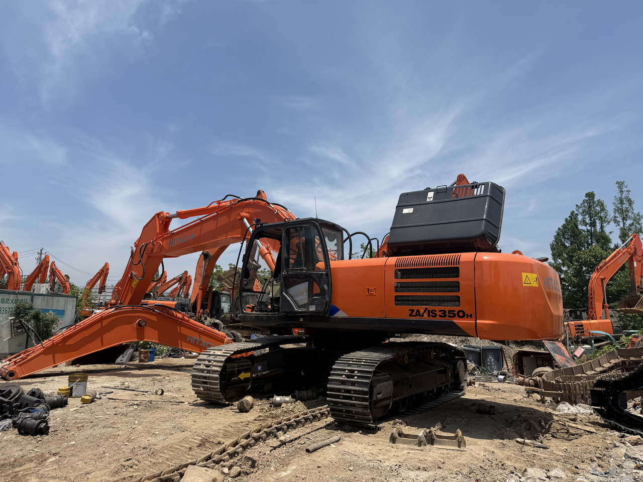 Wheel excavator HITACHI Used 350-5g Excavator: picture 6