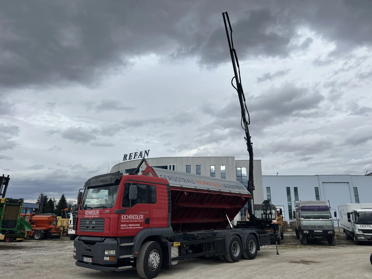 Man Tga 6х4, Самосвал с Кран - Tipper, Crane truck: picture 5 Man Tga 6х4, Самосвал с Кран - Tipper, Crane truck: picture 5