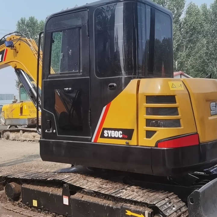 China Brand Used Sany Sy60c Mini Excavator 6ton Crawler Earth Digger Machine for Sale - Mini excavator: picture 5 China Brand Used Sany Sy60c Mini Excavator 6ton Crawler Earth Digger Machine for Sale - Mini excavator: picture 5