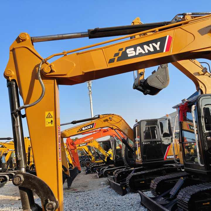China Brand Used Sany Sy95c Mini Excavator 6ton Crawler Earth Digger Machine for Sale - Mini excavator: picture 1 China Brand Used Sany Sy95c Mini Excavator 6ton Crawler Earth Digger Machine for Sale - Mini excavator: picture 1