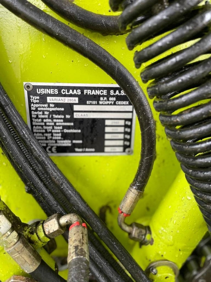 Claas Variant 280 - Round baler: picture 4 Claas Variant 280 - Round baler: picture 4