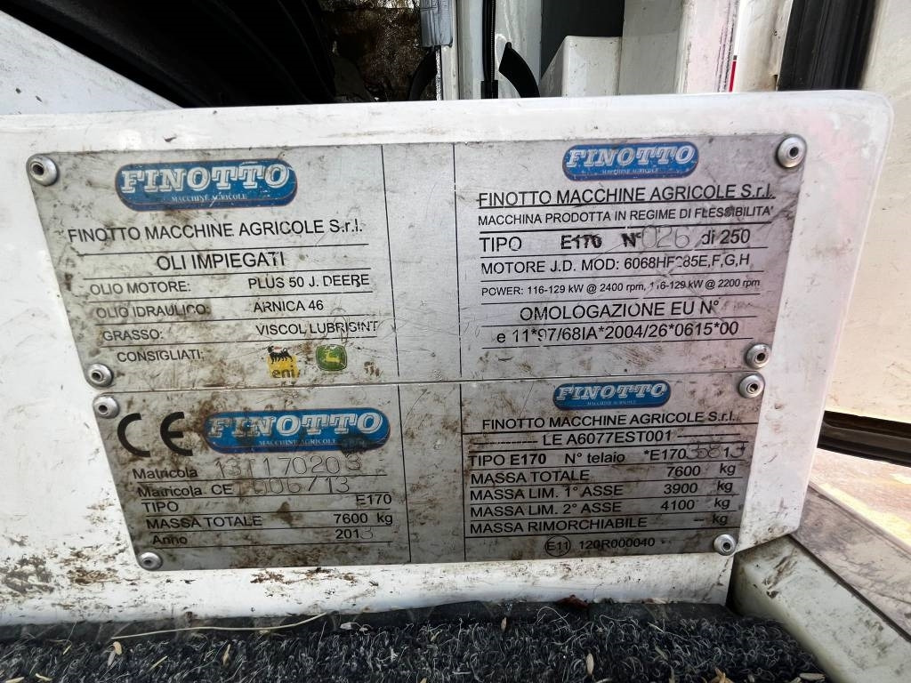 Fertilizing equipment Finotto E170: picture 16 Fertilizing equipment Finotto E170: picture 16
