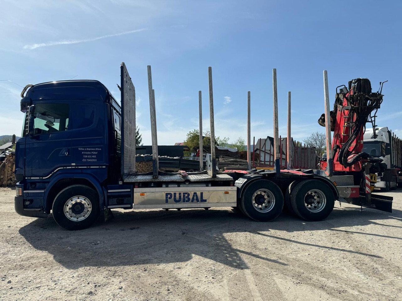 SCANIA R730 - Timber truck, Crane truck: picture 2 SCANIA R730 - Timber truck, Crane truck: picture 2