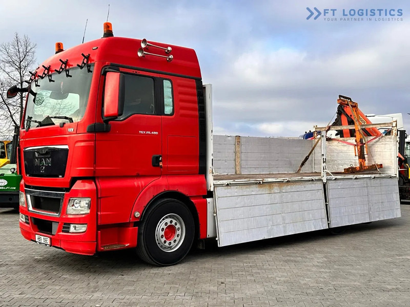 MAN TGX 26.480 Ciężarówka burtowa MAN TGX 26.480 6X2 / PALFINGER PK9002-EH B Crane / 80% Michelin - Crane truck: picture 2 MAN TGX 26.480 Ciężarówka burtowa MAN TGX 26.480 6X2 / PALFINGER PK9002-EH B Crane / 80% Michelin - Crane truck: picture 2