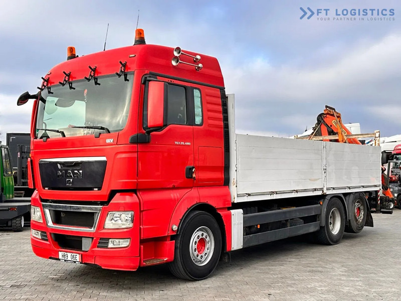 MAN TGX 26.480 Ciężarówka burtowa MAN TGX 26.480 6X2 / PALFINGER PK9002-EH B Crane / 80% Michelin - Crane truck: picture 4 MAN TGX 26.480 Ciężarówka burtowa MAN TGX 26.480 6X2 / PALFINGER PK9002-EH B Crane / 80% Michelin - Crane truck: picture 4