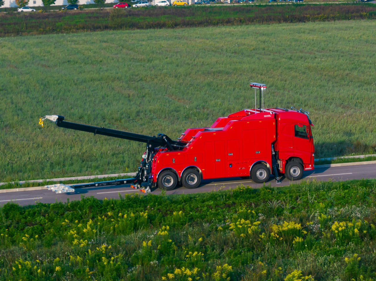 Tow truck Volvo FH NEW ER4120 5 winches T-REX Volvo FH 540 8x4 WB6,0 White or RED: picture 8