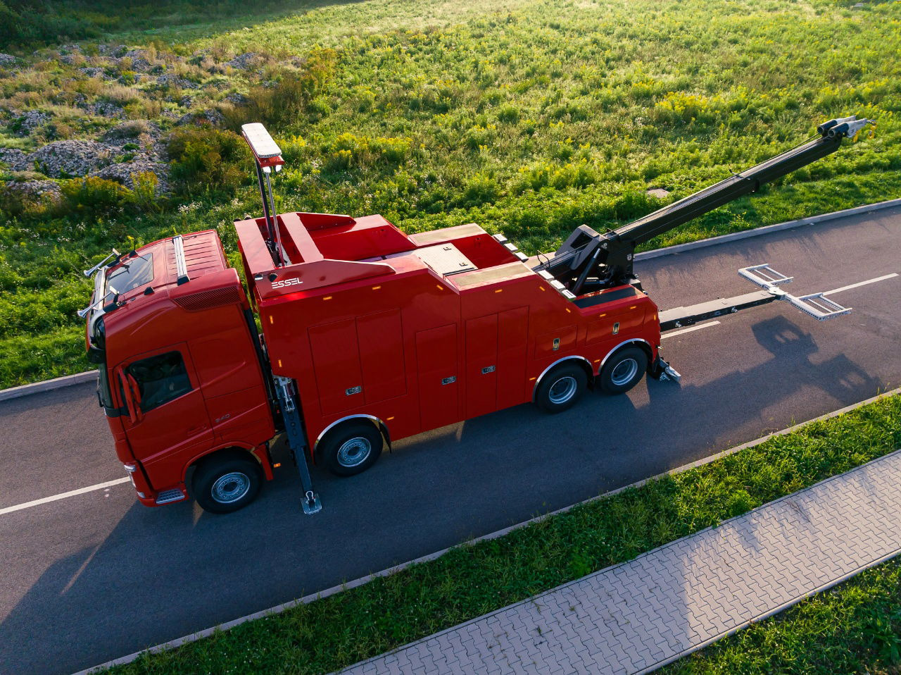 Tow truck Volvo FH NEW ER4120 5 winches T-REX Volvo FH 540 8x4 WB6,0 White or RED: picture 6