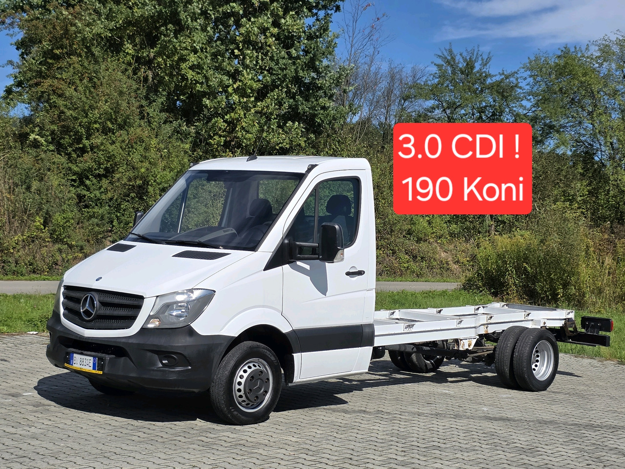 Mercedes-Benz Sprinter 419 CDI Rama Max ! 3.0 CDI ! Klima ! Bez Korozji ! - Flatbed van: picture 1 Mercedes-Benz Sprinter 419 CDI Rama Max ! 3.0 CDI ! Klima ! Bez Korozji ! - Flatbed van: picture 1