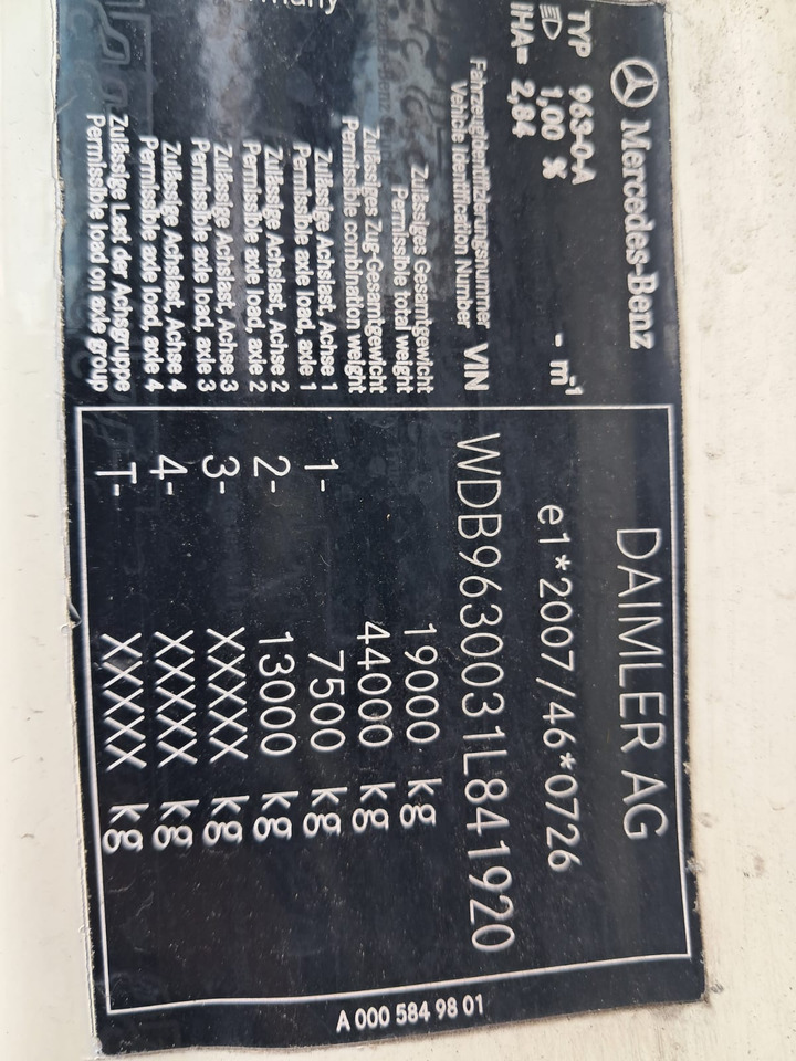 Refrigerator truck MERCEDES-BENZ Antos 1833 Kühlkoffer LBW | Standheizung | Euro 6: picture 32 Refrigerator truck MERCEDES-BENZ Antos 1833 Kühlkoffer LBW | Standheizung | Euro 6: picture 32