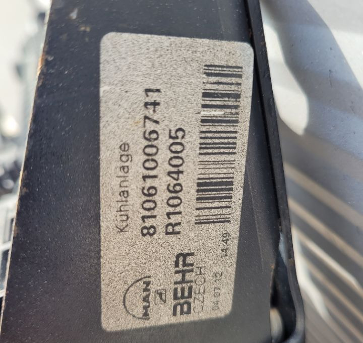 CHLODNICA WODY MAN TGL E6 81061006741 - Radiator for Truck: picture 3 CHLODNICA WODY MAN TGL E6 81061006741 - Radiator for Truck: picture 3