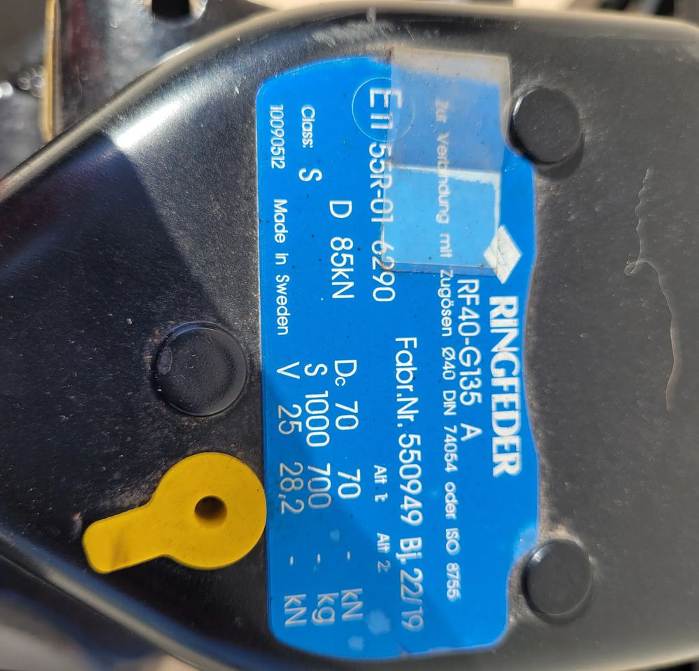 ZACZEP NOWY ORYGINAŁ RINGFEDER C-40 TYP RF40-G135A - Quick coupler for Truck: picture 3 ZACZEP NOWY ORYGINAŁ RINGFEDER C-40 TYP RF40-G135A - Quick coupler for Truck: picture 3