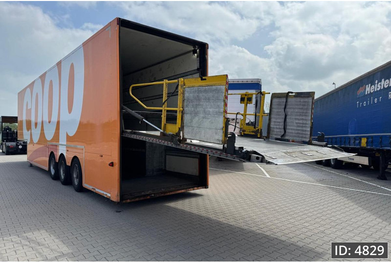 BURGERS Double-Deck / Steering axle / Tail lift / 7 pieces - Closed box semi-trailer: picture 3 BURGERS Double-Deck / Steering axle / Tail lift / 7 pieces - Closed box semi-trailer: picture 3