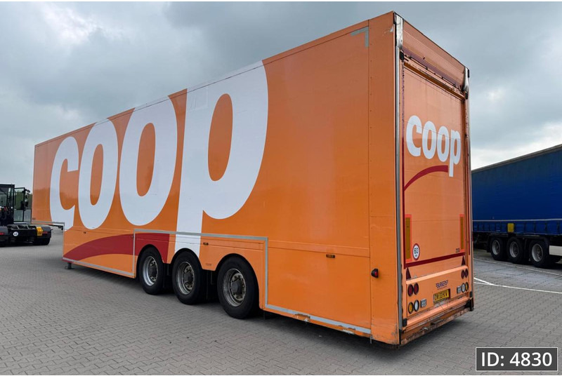 BURGERS Double-Deck / Steering axle / Tail lift / Racing - Closed box semi-trailer: picture 2 BURGERS Double-Deck / Steering axle / Tail lift / Racing - Closed box semi-trailer: picture 2