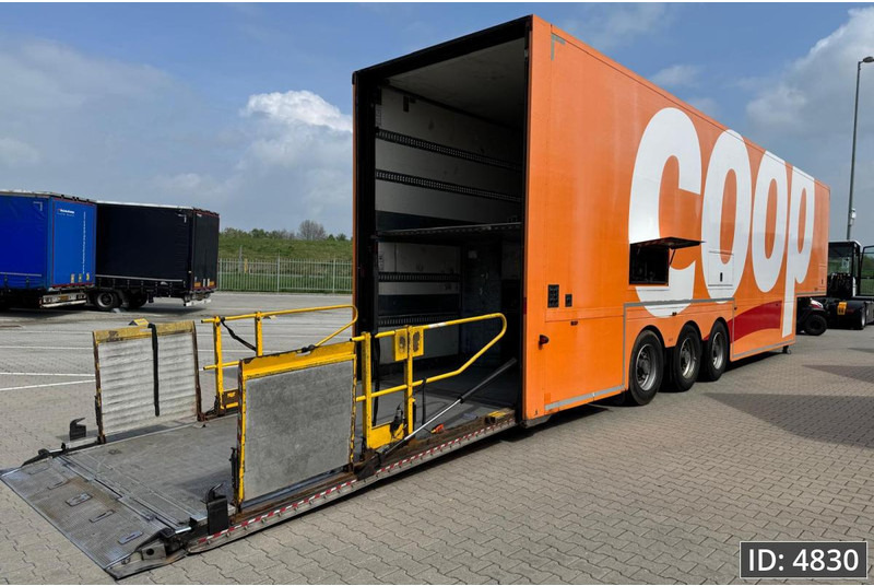BURGERS Double-Deck / Steering axle / Tail lift / Racing - Closed box semi-trailer: picture 5 BURGERS Double-Deck / Steering axle / Tail lift / Racing - Closed box semi-trailer: picture 5