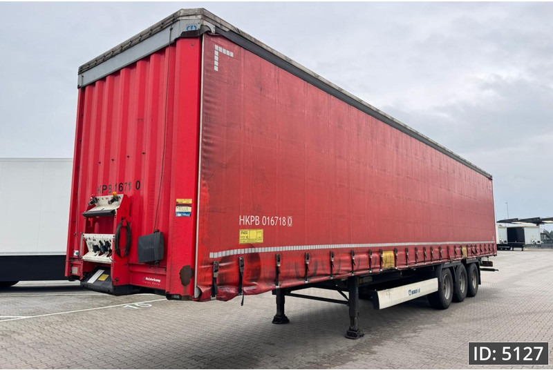 Krone SD / BPW Drum / Huckepack - Curtainsider semi-trailer: picture 1 Krone SD / BPW Drum / Huckepack - Curtainsider semi-trailer: picture 1