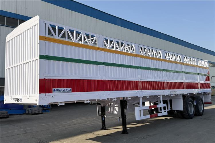 TITAN 2 Axle Fence Cargo Trailer with Bogie Suspension for Sale In Zimbabwe - Livestock semi-trailer: picture 5 TITAN 2 Axle Fence Cargo Trailer with Bogie Suspension for Sale In Zimbabwe - Livestock semi-trailer: picture 5