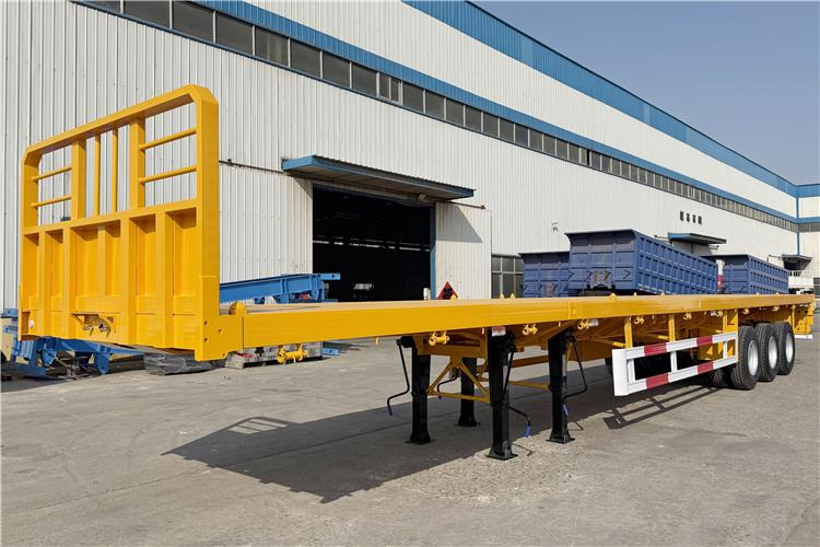 TITAN 3 Axle 24m Extendable Flatbed Trailer for Sale In Chile - Container transporter/ Swap body semi-trailer: picture 1 TITAN 3 Axle 24m Extendable Flatbed Trailer for Sale In Chile - Container transporter/ Swap body semi-trailer: picture 1