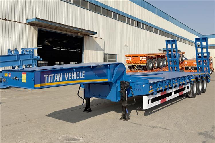 TITAN 3 Axle 80 Ton Low Bed Trailer Price for Sale In Nigeria - Low loader semi-trailer: picture 1 TITAN 3 Axle 80 Ton Low Bed Trailer Price for Sale In Nigeria - Low loader semi-trailer: picture 1
