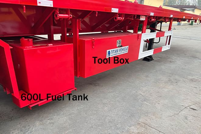 TITAN 3 Axle Flatbed Trailer for Sale in Senegal - Dropside/ Flatbed semi-trailer: picture 2 TITAN 3 Axle Flatbed Trailer for Sale in Senegal - Dropside/ Flatbed semi-trailer: picture 2