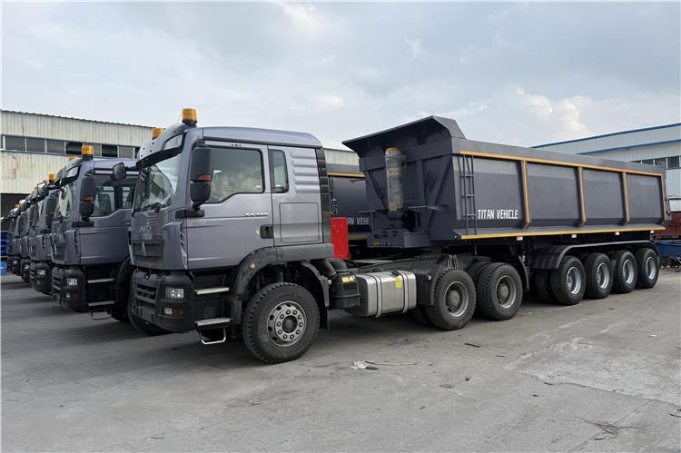 TITAN 4 Axle 80 Ton Dump Trailer for Sale In Cameroon - Tipper semi-trailer: picture 4 TITAN 4 Axle 80 Ton Dump Trailer for Sale In Cameroon - Tipper semi-trailer: picture 4